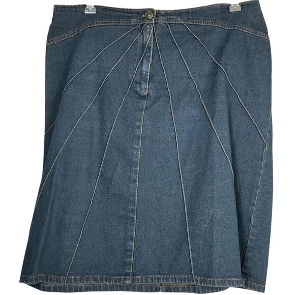 Faded Glory Dresses & Skirts - Faded Glory 1972 Special Edition Denim Skirt Size 14 Blue Stretch Mid Rise Y2K